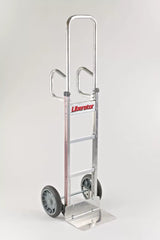 Double Vertical Grip Hand Truck with Balloon Cushion Wheels