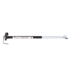 Kinedyne Half Head/Single Hook Cart Lock by Kinedyne for securing roller carts in trailers, steel construction with vinyl coating