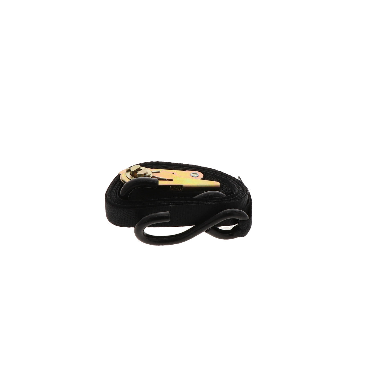 Kinedyne 1" by 15' Vinyl Coated S Hook Ratchet Utility Strap by Kinedyne for cargo tie-down and securement