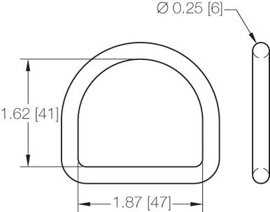 Kinedyne 1 3/4" D-Ring
