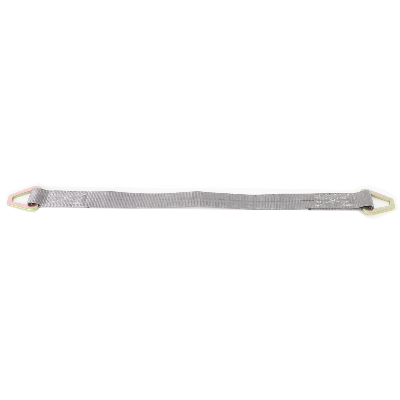 Kinedyne Pair of 2" by 2' Heavy-Duty Flat D-Ring Axle Straps by Kinedyne, heavy-duty polyester webbing with flat delta rings