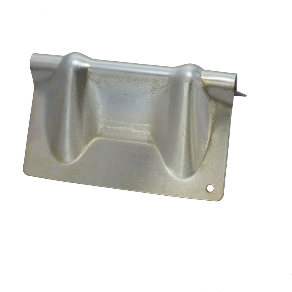 Kinedyne Steel Corner Protector for Straps, Cables, and Chain showing zinc-plated steel construction and grooved profile for straps
