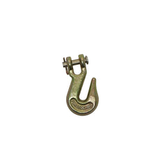 Kinedyne 1/4" Transport Grade 70 Clevis Grab Hook used for industrial chain assemblies and cargo securement