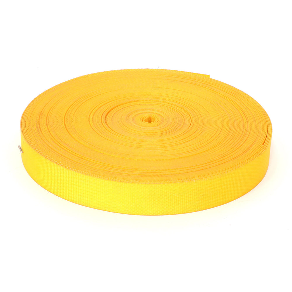 Bulk 1 3/4" Kinedyne Gold Polyester Web - FE165F roll for industrial cargo securement