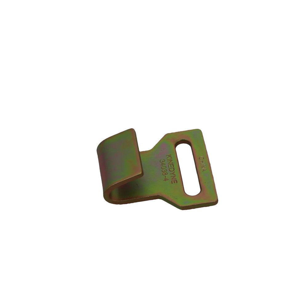Kinedyne 2" Flat Hook - 34038-4 heat-treated carbon steel tie-down end fitting for 2" webbing