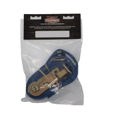 Kinedyne 1" by 12' Heavy-Duty Wire Hook Ratchet Utility Strap by Kinedyne suitable for industrial cargo securement