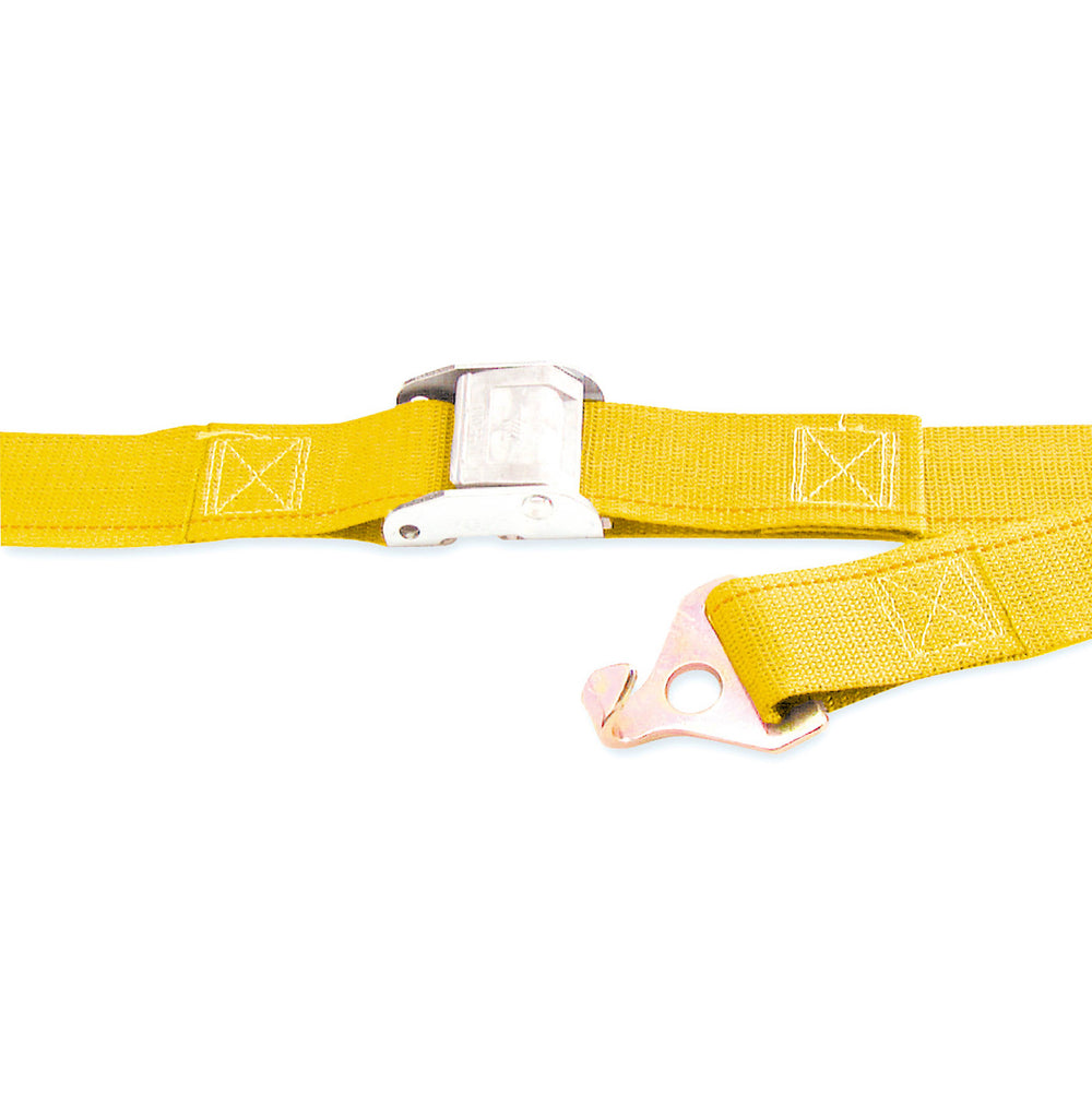 Kinedyne 2" by 12' Plate Trailer Hook Logistic Cam Buckle Strap by Kinedyne, trailer logistic strap with cam buckle and plate hooks