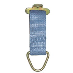 Kinedyne 6" Series F 1" Hole Butterfly Rope Tie-Off by Kinedyne, rope tie-off with butterfly fitting and D-ring for Series F track