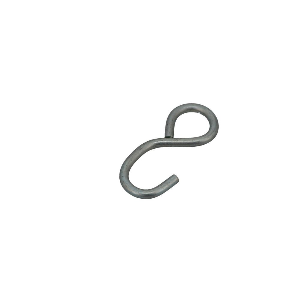 Kinedyne 1" Zinc Plated S Hook by Kinedyne, zinc plated carbon steel S hook for cargo securement and tie-downs.