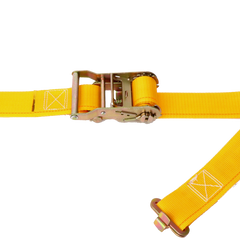 Kinedyne 2" by 12' Butterfly Logistic Ratchet Strap by Kinedyne showing strap, ratchet and Series F butterfly fitting