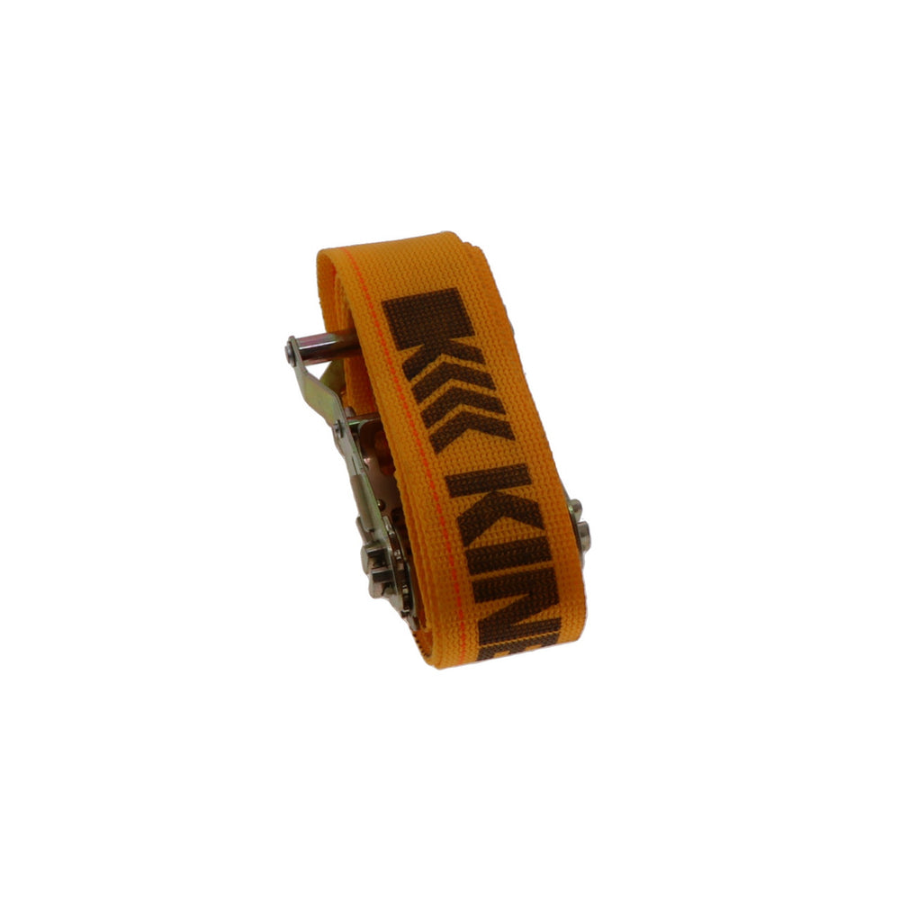 Kinedyne 2" by 12' Plate Trailer Hook Logistic Ratchet Strap by Kinedyne for industrial load securement
