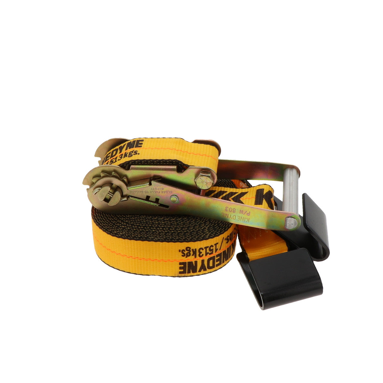 Kinedyne 2" by 30' Flat Hook Long Wide Handle Ratchet Strap by Kinedyne for heavy-duty cargo securement