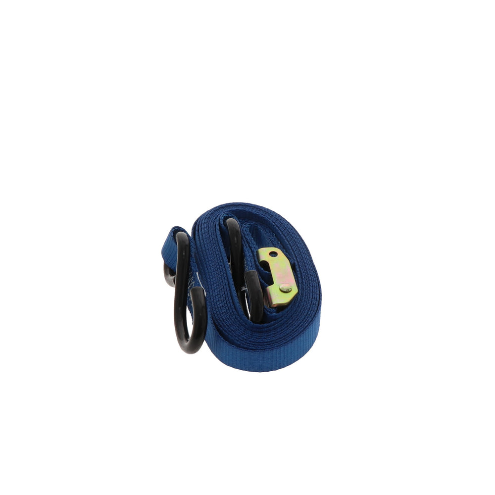 Kinedyne 1 inch by 15 foot Heavy-Duty Vinyl Coated S Hook Cam Utility Strap by Kinedyne, industrial tie-down with vinyl coated S hook and cam buckle