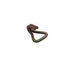 Kinedyne 1" Heavy-Duty Narrow Wire Hook by Kinedyne for industrial tie-down and cargo restraint, zinc plated carbon steel