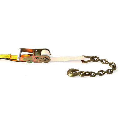 Kinedyne 2" Chain Anchor Ratchet Strap Replacement Fixed End w/ Ratchet - 519939