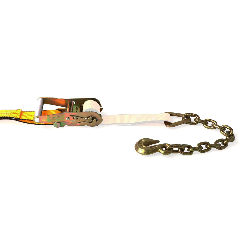 Kinedyne 2" Chain Anchor Ratchet Strap Replacement Fixed End w/ Ratchet - 519939 by Kinedyne, replacement fixed end for 2-inch tie-down
