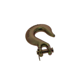 Kinedyne 3/8" Transport Grade 70 Slip Hook forged alloy steel with zinc plated finish for cargo securement by Kinedyne