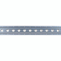 Kinedyne 10' Series F 3/4" Hole Galvanized Horizontal/Vertical Logistic Track by Kinedyne mounted for cargo securement