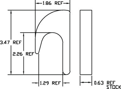 Kinedyne Weld-On StandardÂ¬â€ J Hook