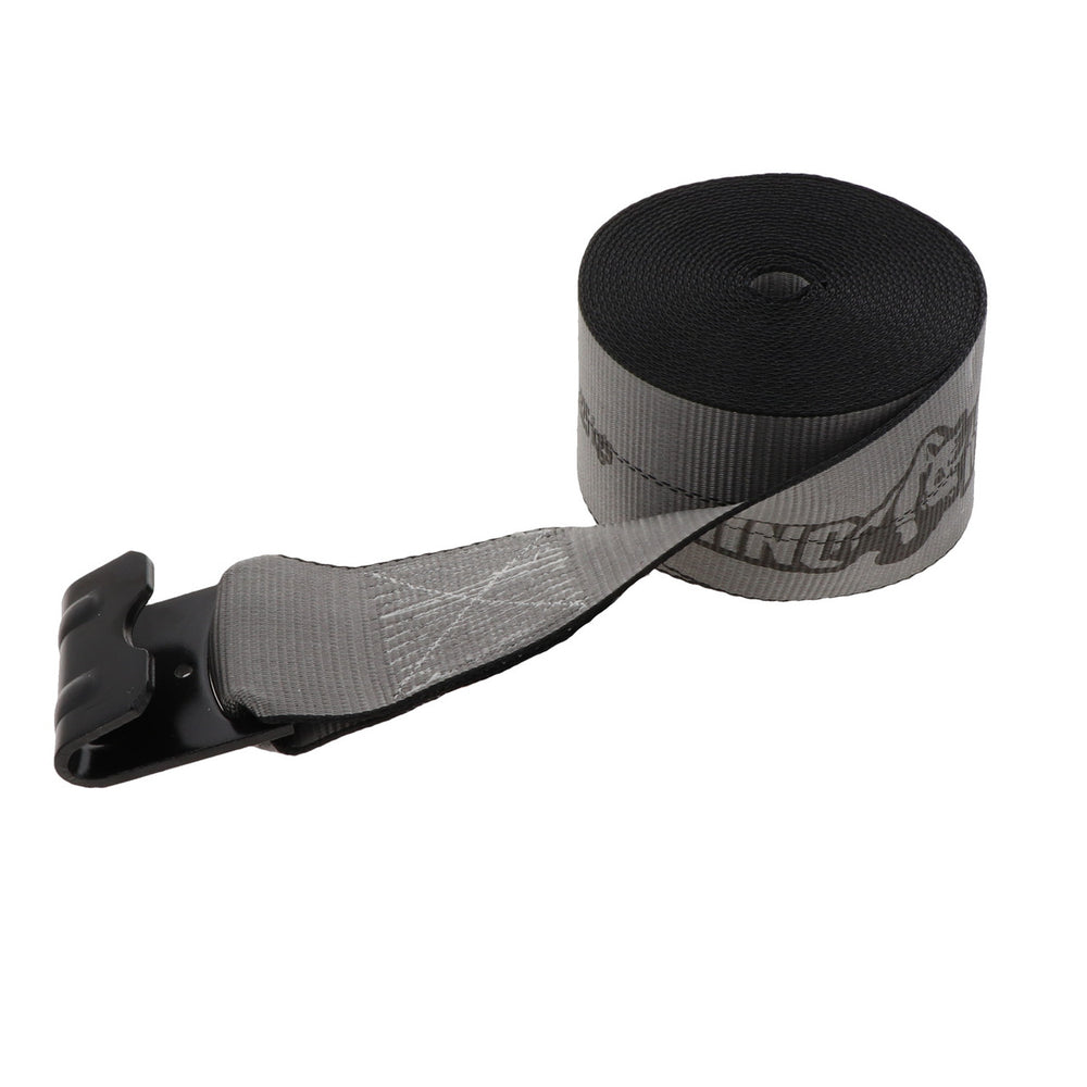 Kinedyne 4 inch by 27 foot Rhino MAX Flat Hook Winch Strap, heavy-duty Kinedyne winch strap for industrial cargo