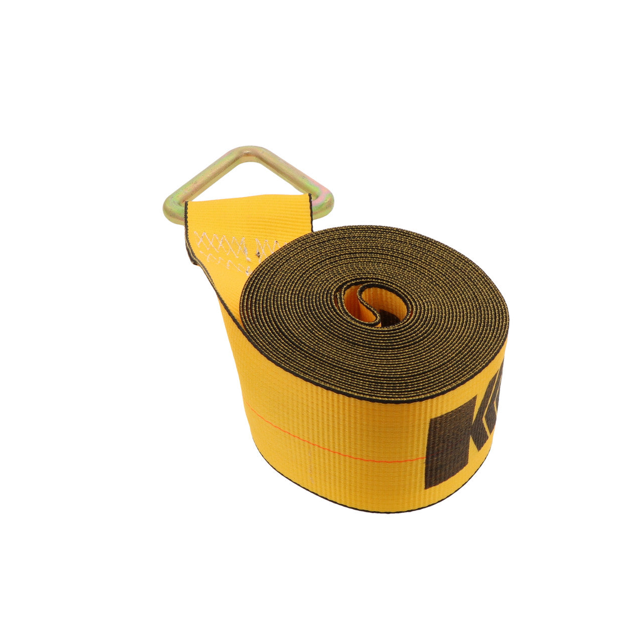 Kinedyne 4" by 50' Delta Ring Winch Strap by Kinedyne for industrial cargo securement and winch tie-down applications