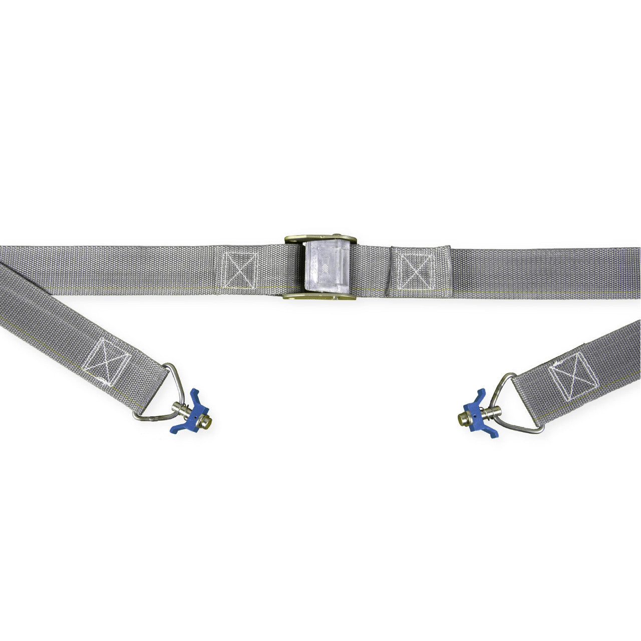 Kinedyne 2" by 16' Single Stud Logistic Cam Buckle Strap used for cargo tie-down and restraint on transport