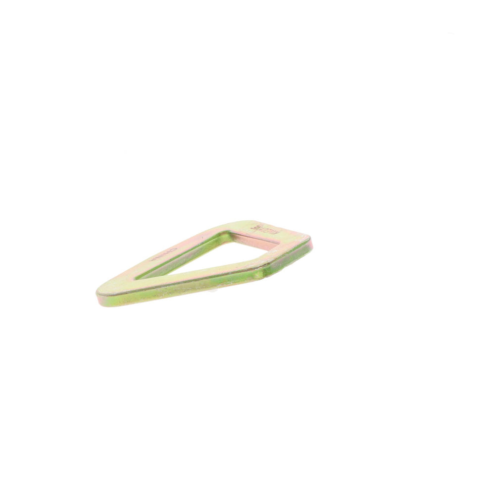 Kinedyne 2" Flat Delta Ring end fitting made of zinc-plated heat-treated carbon steel for 2" webbing