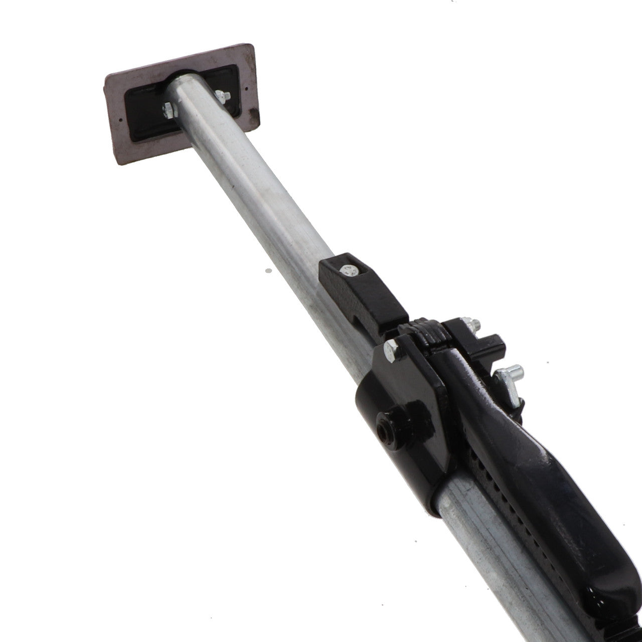 Kinedyne 86" - 114" Extra Long Galvanized Square One-Piece Steel Jack Bar by Kinedyne, galvanized square tubing with pivoting rubber feet