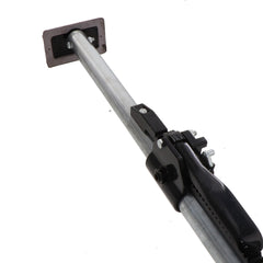 Kinedyne 86" - 114" Extra Long Galvanized Square One-Piece Steel Jack Bar by Kinedyne, galvanized square tubing with pivoting rubber feet
