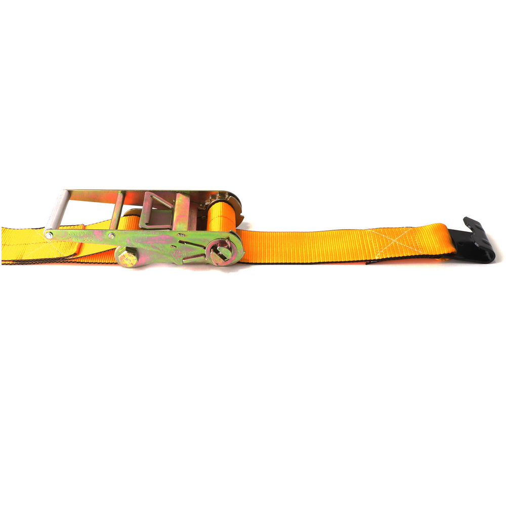 Kinedyne 4" by 27' Flat Hook Ratchet Strap by Kinedyne for industrial cargo securement