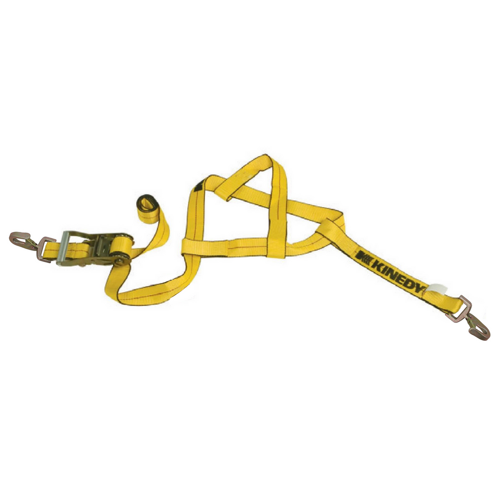 Kinedyne 13" - 20" Basket Style Snap Hook Ratchet Wheel Net by Kinedyne, heavy-duty tire restraint for vehicle transport