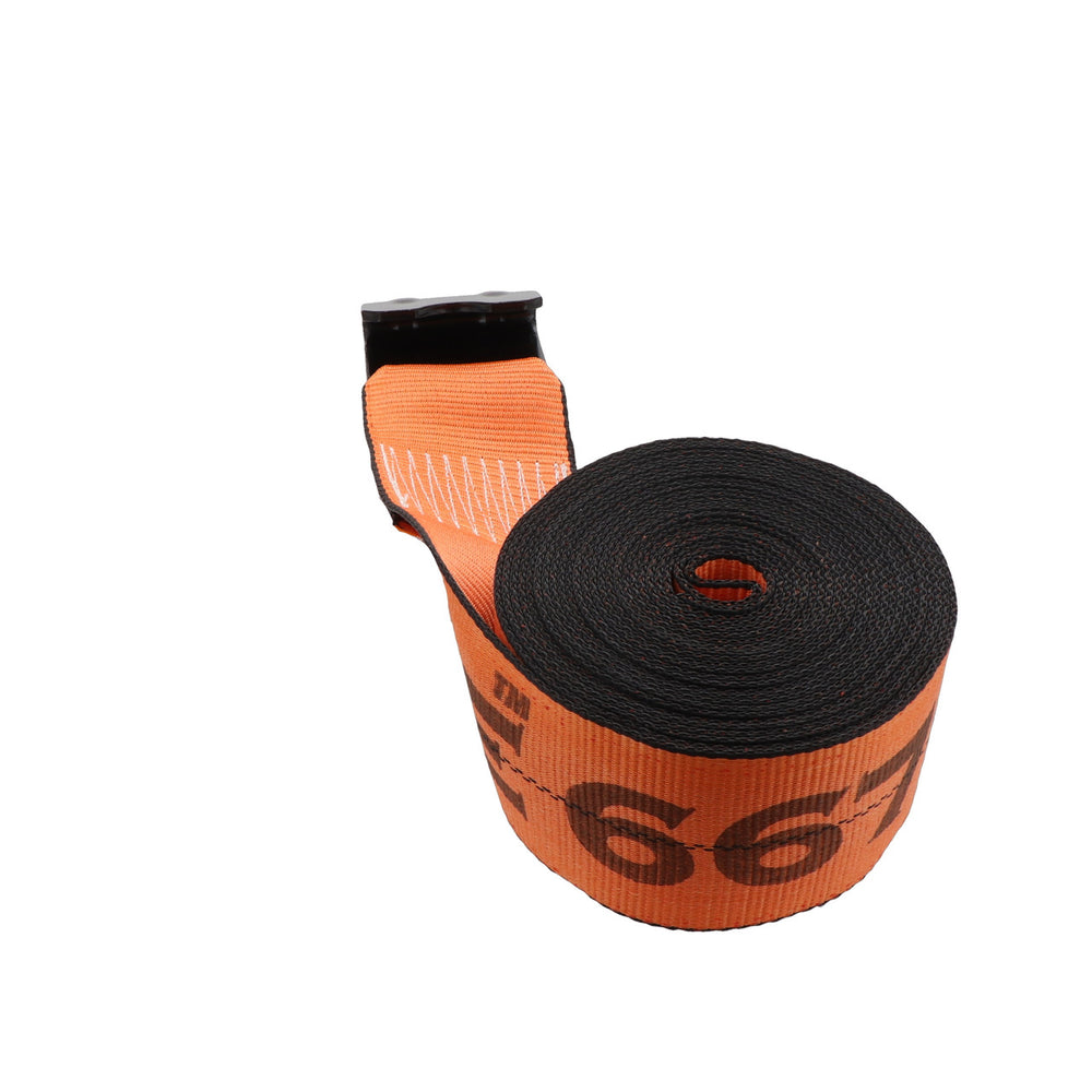 Kinedyne 4" by 30' K-FORCE Flat Hook Winch Strap by Kinedyne for heavy-duty cargo securement