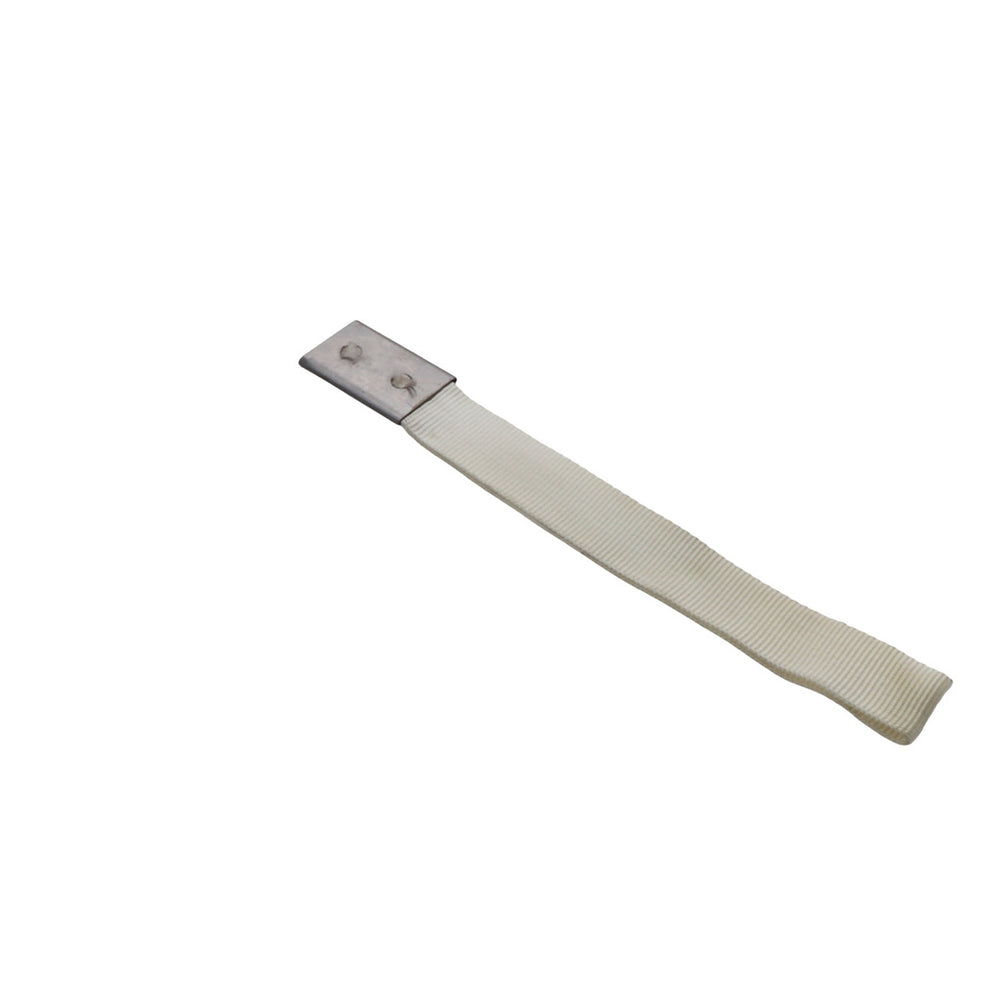 Kinedyne 12" Door Pull w/ Steel Mount Plate by Kinedyne showing webbing and galvanized steel mount plate
