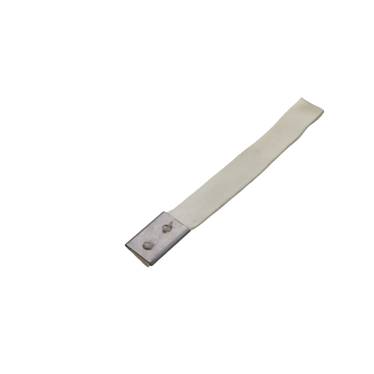 Kinedyne 12" Door Pull w/ Steel Mount Plate by Kinedyne showing webbing and galvanized steel mount plate
