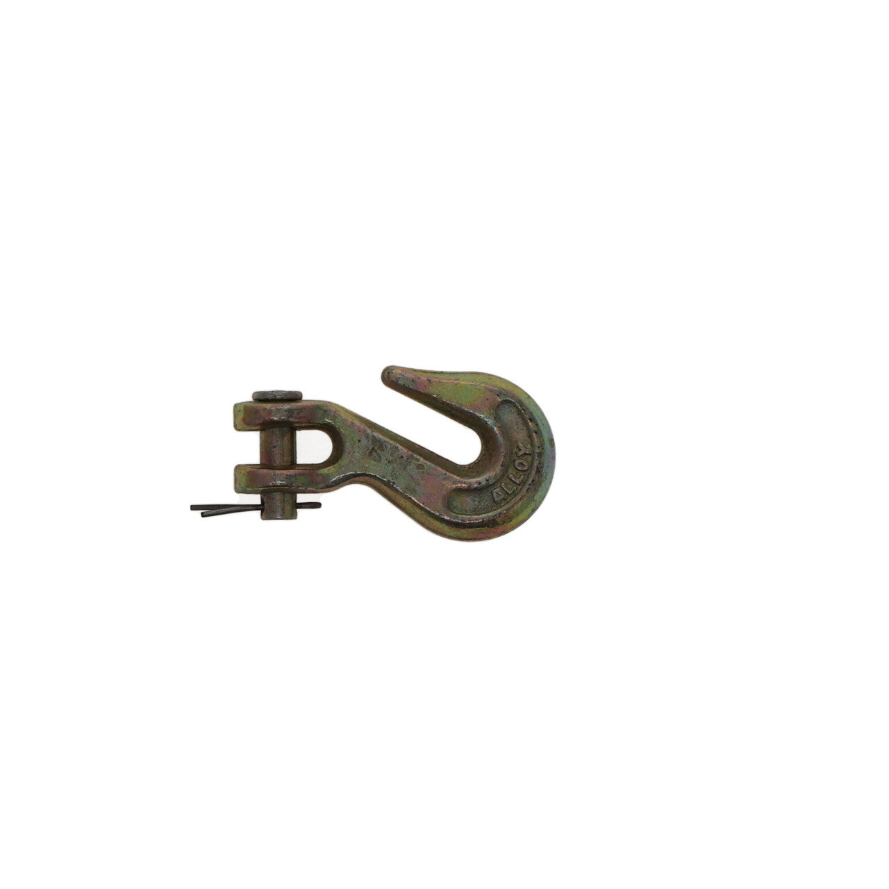 Kinedyne 1/4" High Test Grade 43 Clevis Grab Hook by Kinedyne, forged carbon steel with clear zinc finish