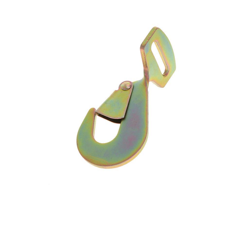 Kinedyne 2" Twisted Snap Hook by Kinedyne, zinc-plated heat-treated carbon steel tie-down snap hook for 2-inch webbing
