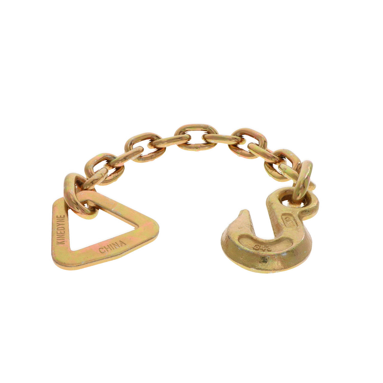 Kinedyne 2" Chain Anchor by Kinedyne, heat-treated grade 43 chain end fitting for 2-inch webbing, heavy cargo restraint