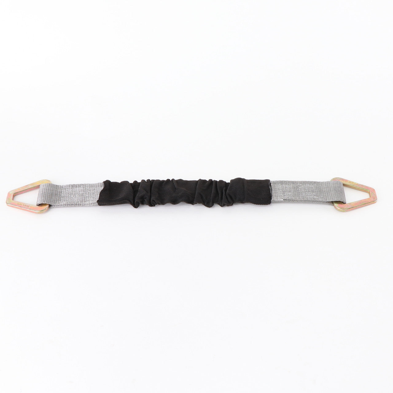 Kinedyne 2" by 3' Heavy-Duty Flat D-Ring Axle Strap w/ Protective Sleeve showing Rhino MAX webbing and Kinedyne fittings