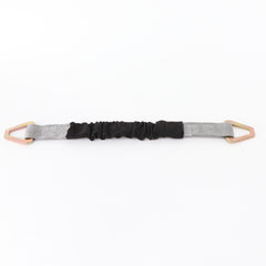 Kinedyne 2" by 3' Heavy-Duty Flat D-Ring Axle Strap w/ Protective Sleeve showing Rhino MAX webbing and Kinedyne fittings