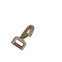 Kinedyne 2" Forged Twisted Snap Hook by Kinedyne, zinc-plated forged snap hook for 2-inch webbing, industrial tie-down