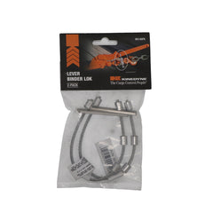 Kinedyne Pair of Lever Chain Binder Wire Rope Locks by Kinedyne, two-per-pack, steel-plated wire rope lock