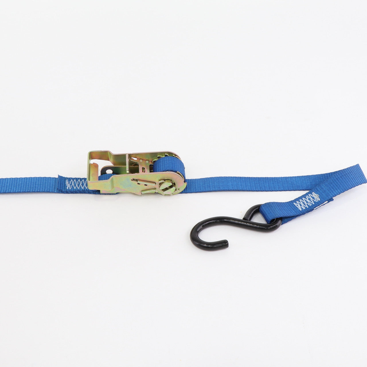 Kinedyne 1 inch by 15 foot Heavy-Duty Vinyl Coated S Hook Ratchet Utility Strap by Kinedyne, used for securing small cargo