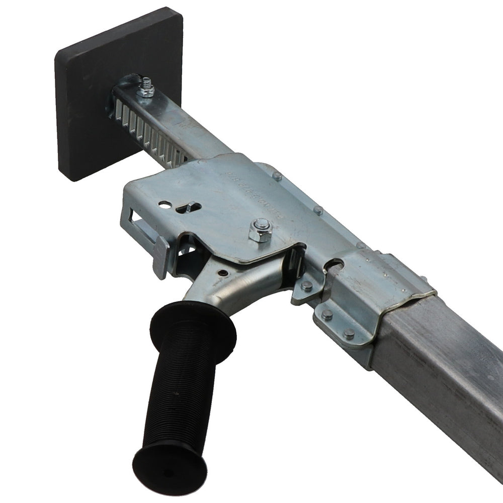 Kinedyne 86" - 104" Galvanized Square Steel Jack Bar w/ Hoop Set by Kinedyne, adjustable square steel jack bar with welded hoops and rubber feet