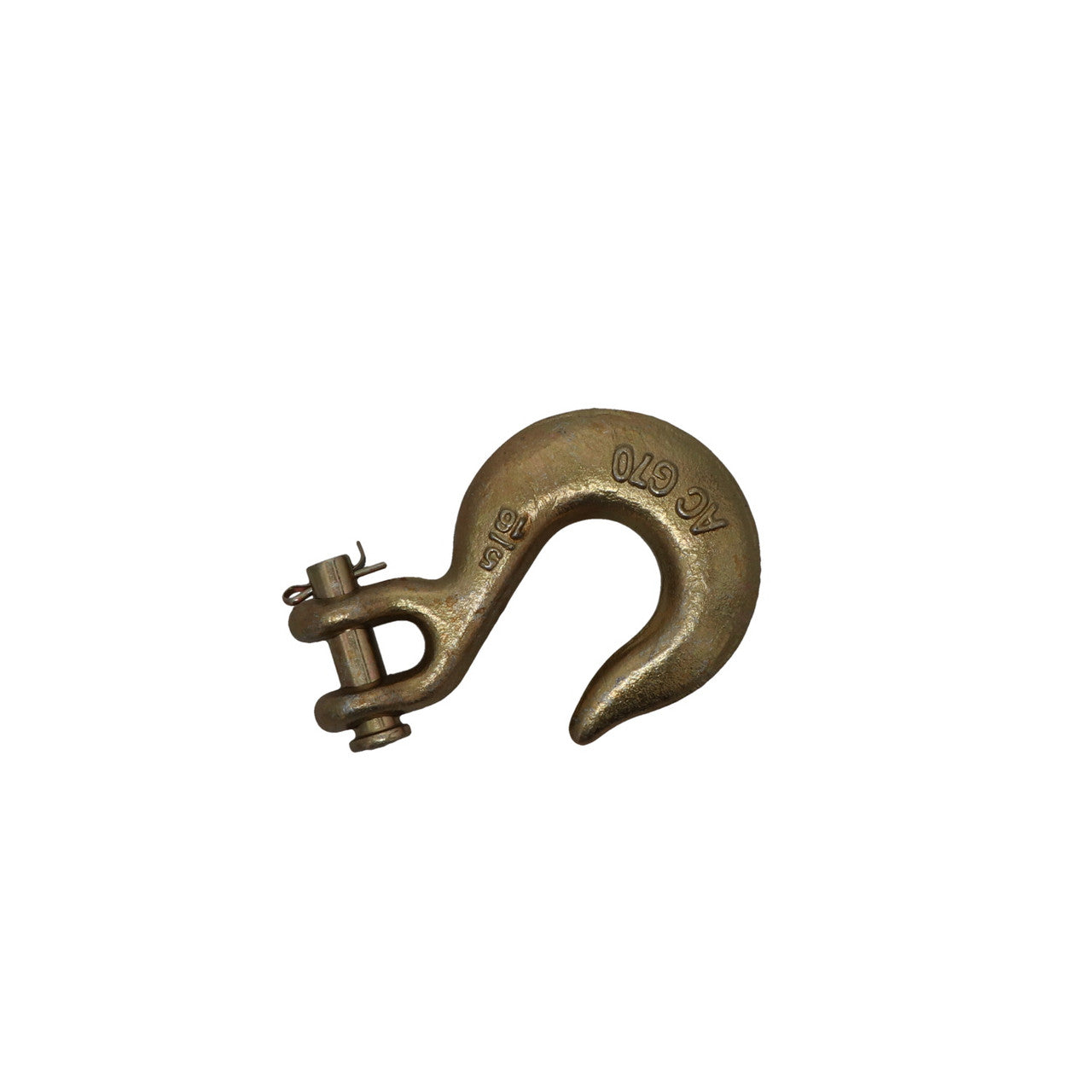 Kinedyne 5/16" Transport Grade 70 Slip Hook by Kinedyne, forged alloy steel slip hook with zinc plated finish for transport tie-downs