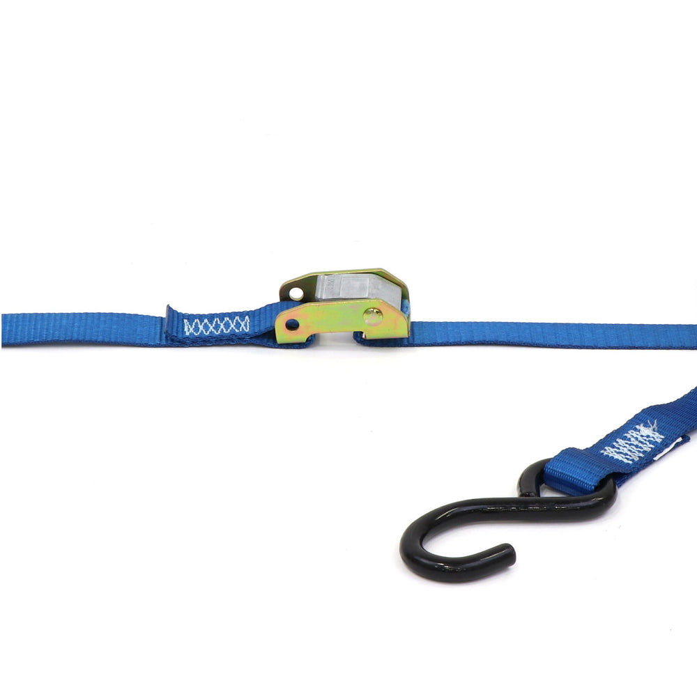 Kinedyne 1 inch by 15 foot Heavy-Duty Vinyl Coated S Hook Cam Utility Strap by Kinedyne, industrial tie-down with vinyl coated S hook and cam buckle