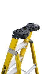 FEATHERLITE FXS6908 8′ EXTRA-HEAVY DUTY FIBERGLASS CROSS STEP LADDER