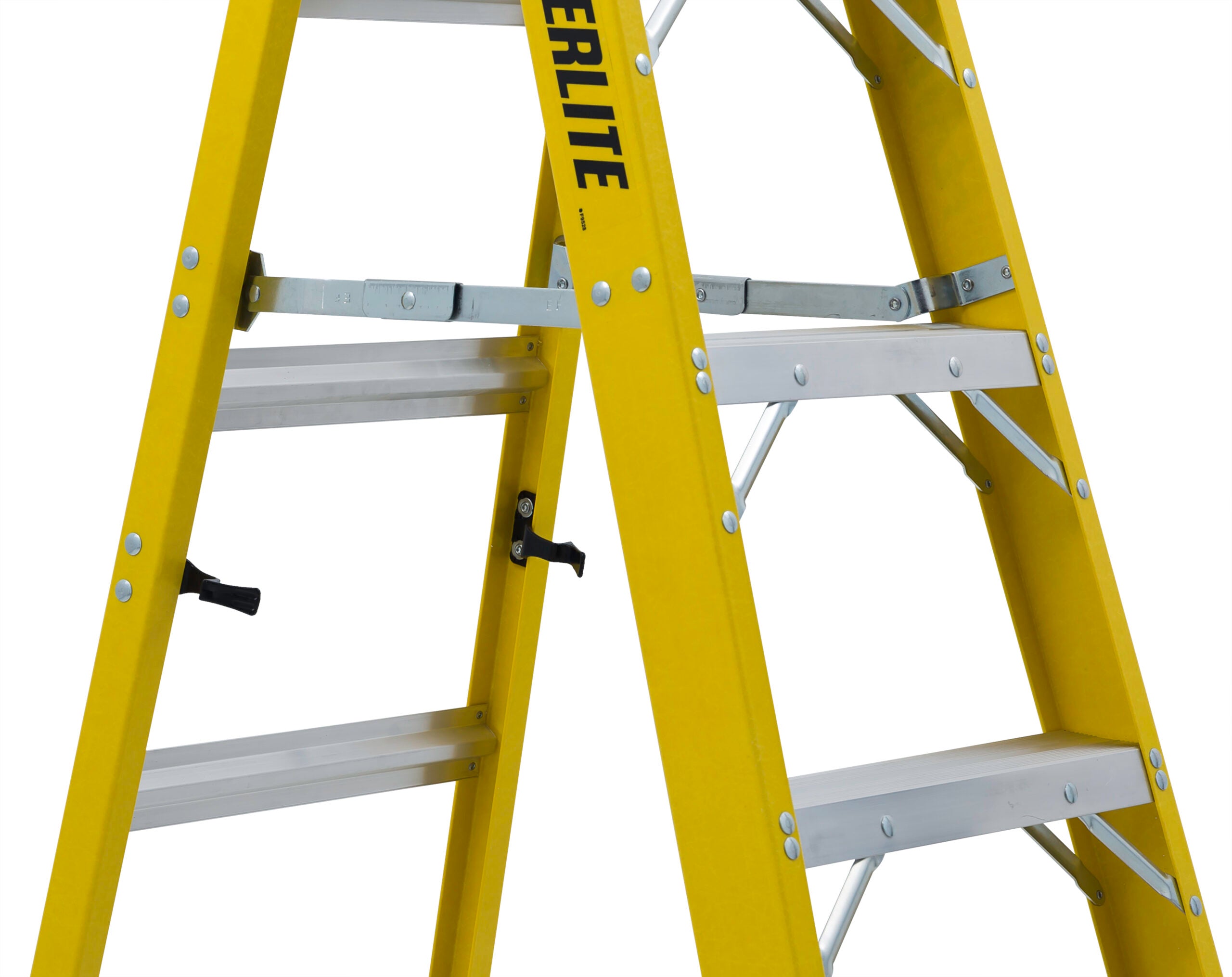 FEATHERLITE FXS6908 8′ EXTRA-HEAVY DUTY FIBERGLASS CROSS STEP LADDER