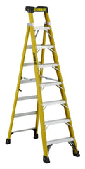 FEATHERLITE FXS6908 8′ EXTRA-HEAVY DUTY FIBERGLASS CROSS STEP LADDER