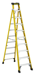 FEATHERLITE FXS6910 10′ EXTRA-HEAVY DUTY FIBERGLASS CROSS STEP LADDER